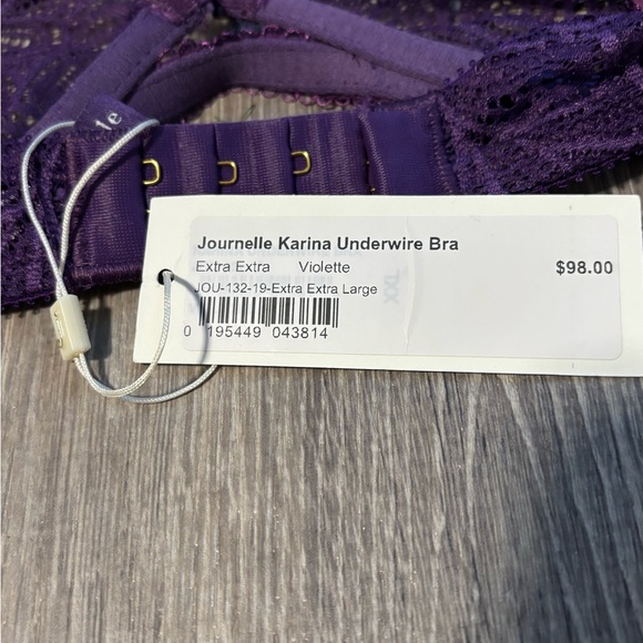 Journelle NWT Purple lace bra size XXL - Picture 4 of 5